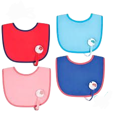 BABERO LISO TRIPLE CAPA CON PORTACHUPETE