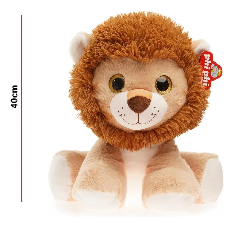 PELUCHE LEON 40CM - Imagen 2